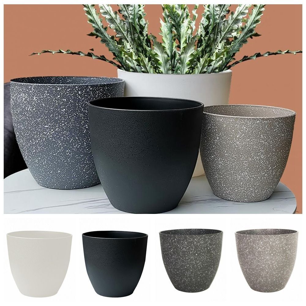 Aloe Vera Pot - Цветочные горшки с матовым искусственным камнем,