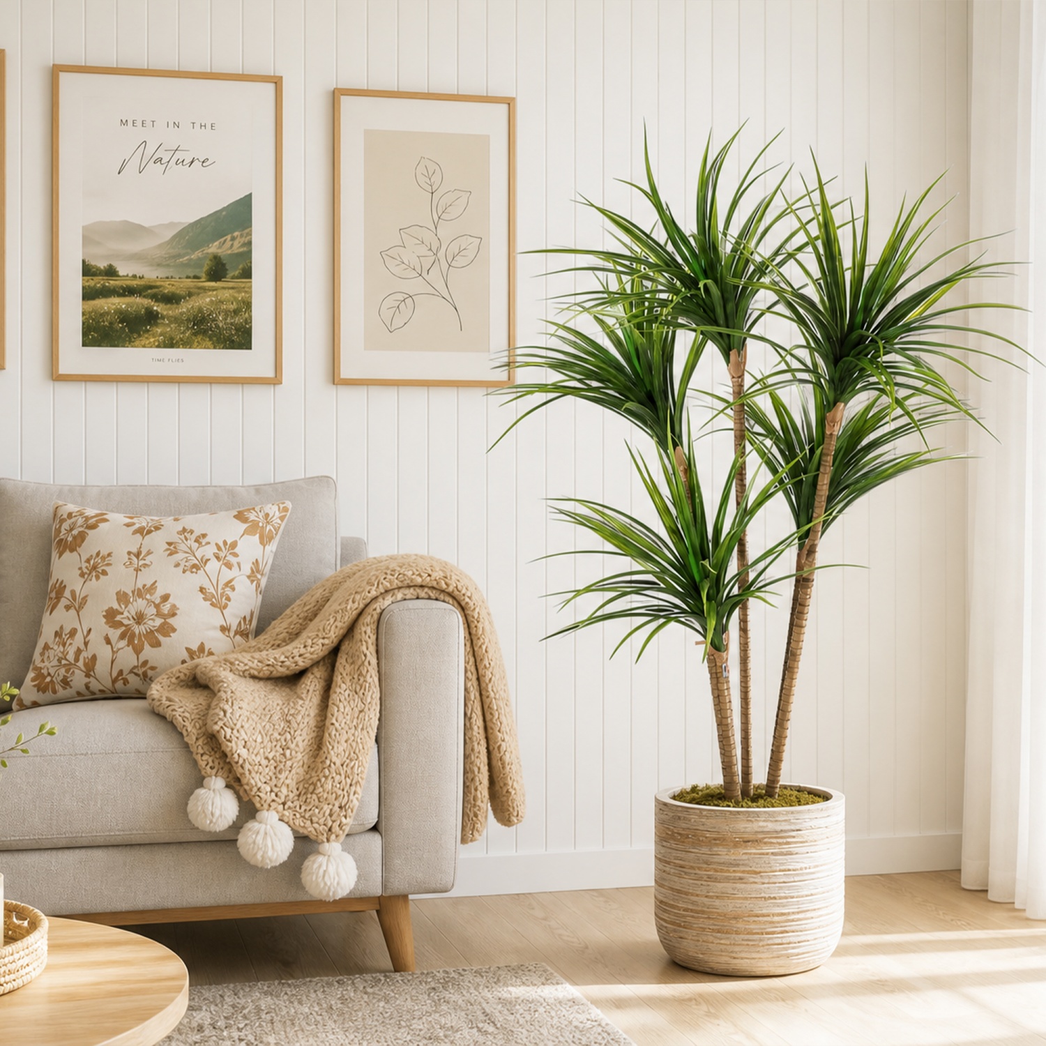 Dracaena Marginata - Искусственное дерево Дракена Маргината высотой 4,27