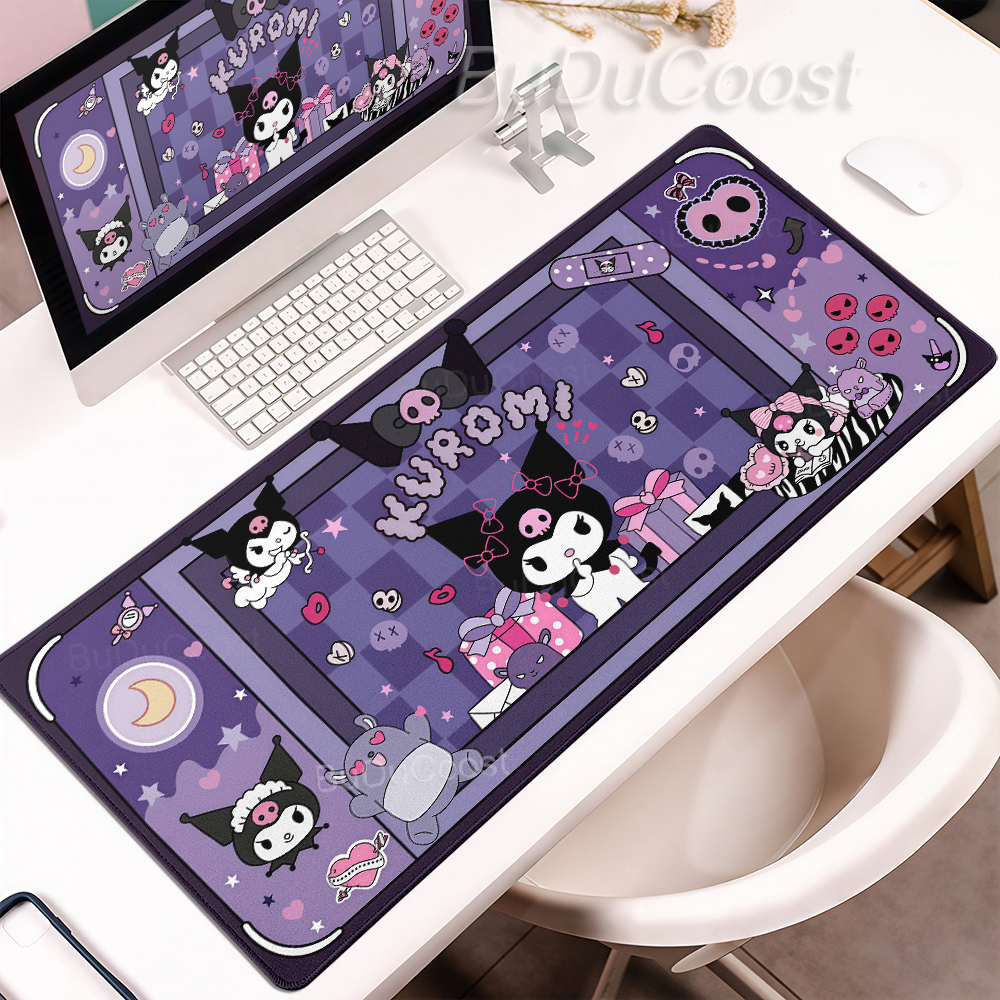 Tradescantia Purple - Розово-фиолетовый коврик для мыши с изображением