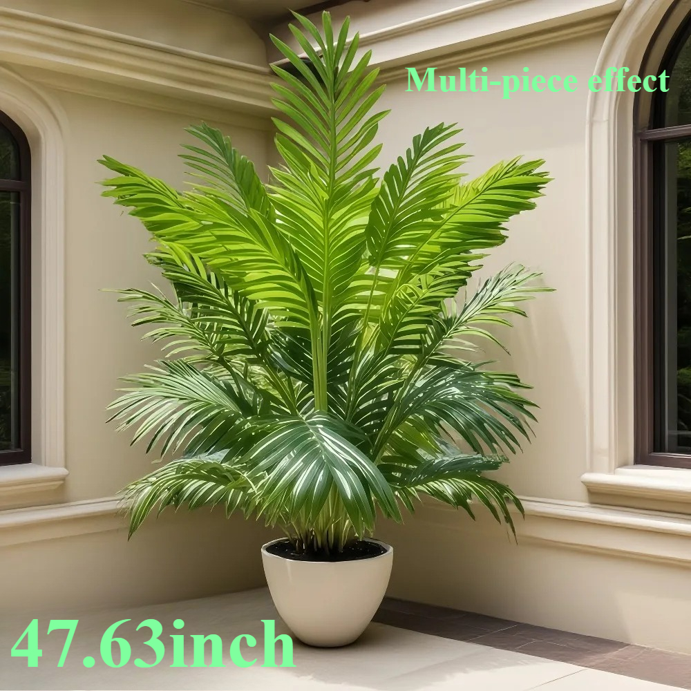 Ficus Lyrata Tree - 50-дюймовая гигантская искусственная пальма, реалистичная полная
