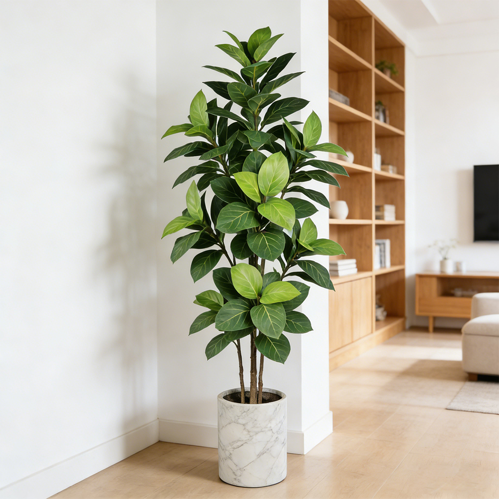 Ficus Lyrata Tree - Искусственные фикусы 70-130 см, большие искусственные