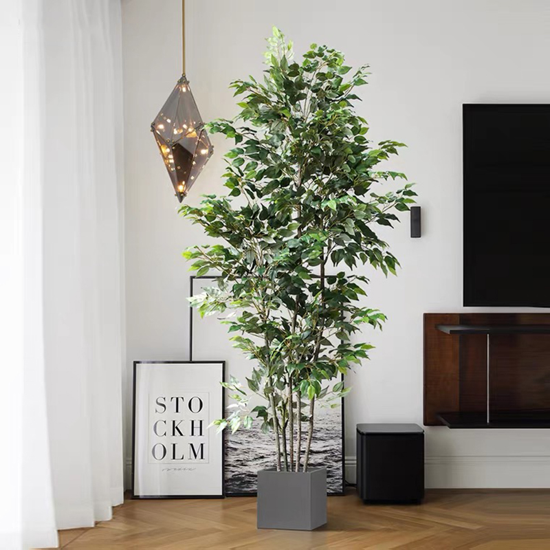 Ficus Lyrata Tree - 70 дюймов искусственное фикусное дерево искусственный