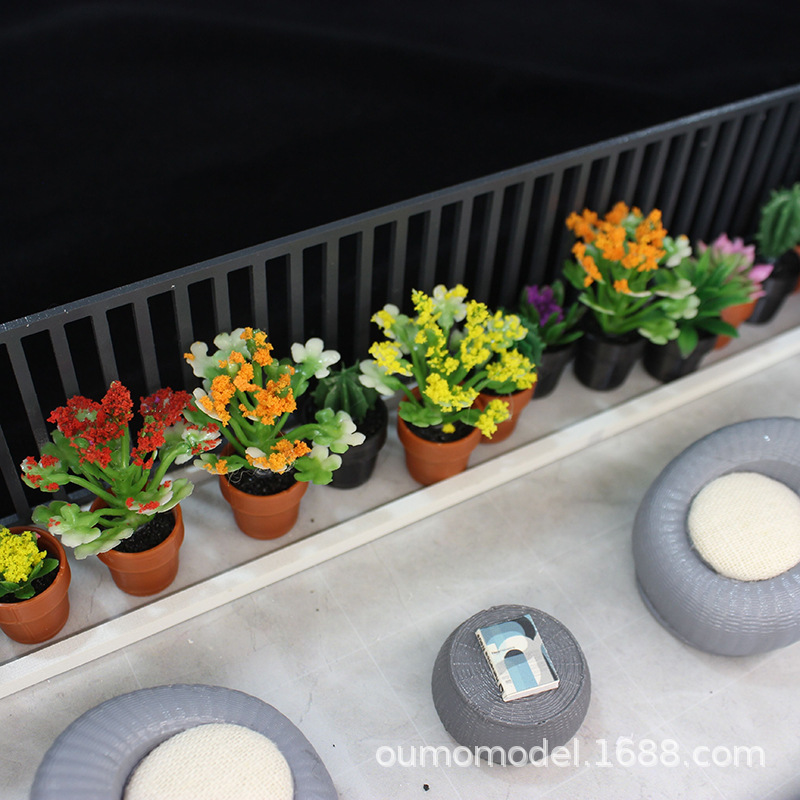 Echeveria Succulent - Мини-имитация растений, модель сочного цветка кактуса,