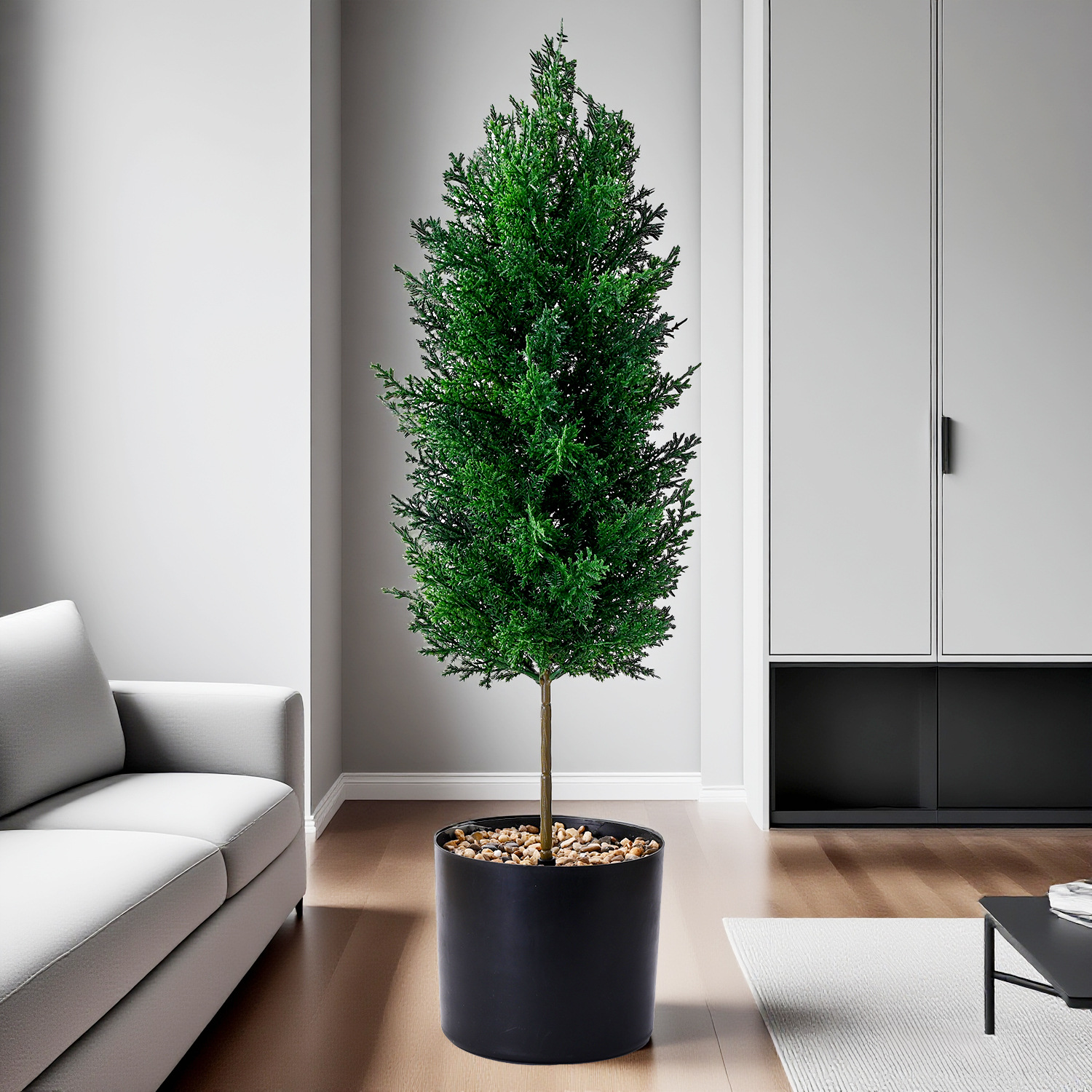Dracaena Marginata - 1/2 шт. Искусственный кипарис Real Touch