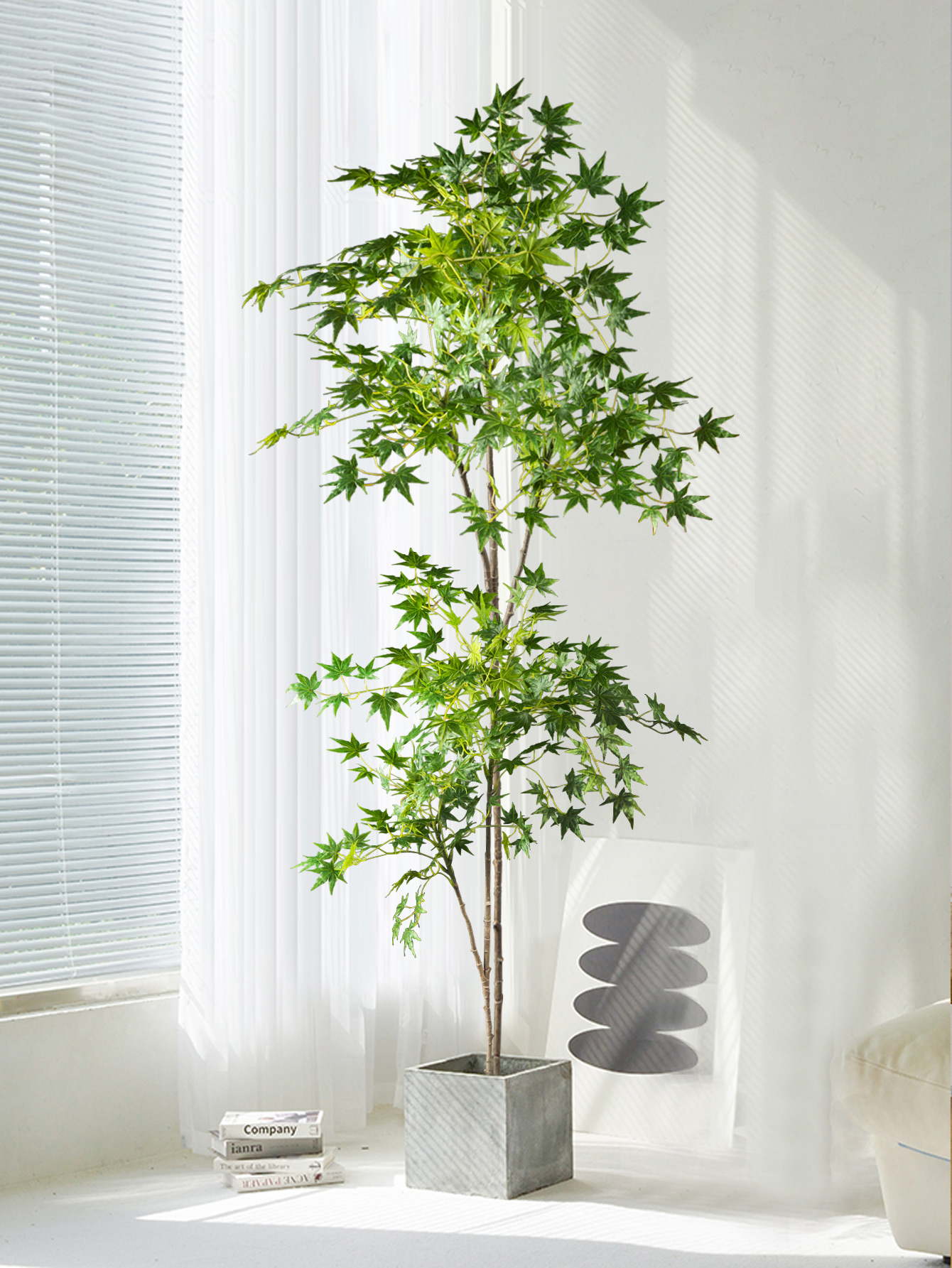 Ficus Lyrata Tree - 70-140 см искусственное кленовое дерево, искусственные