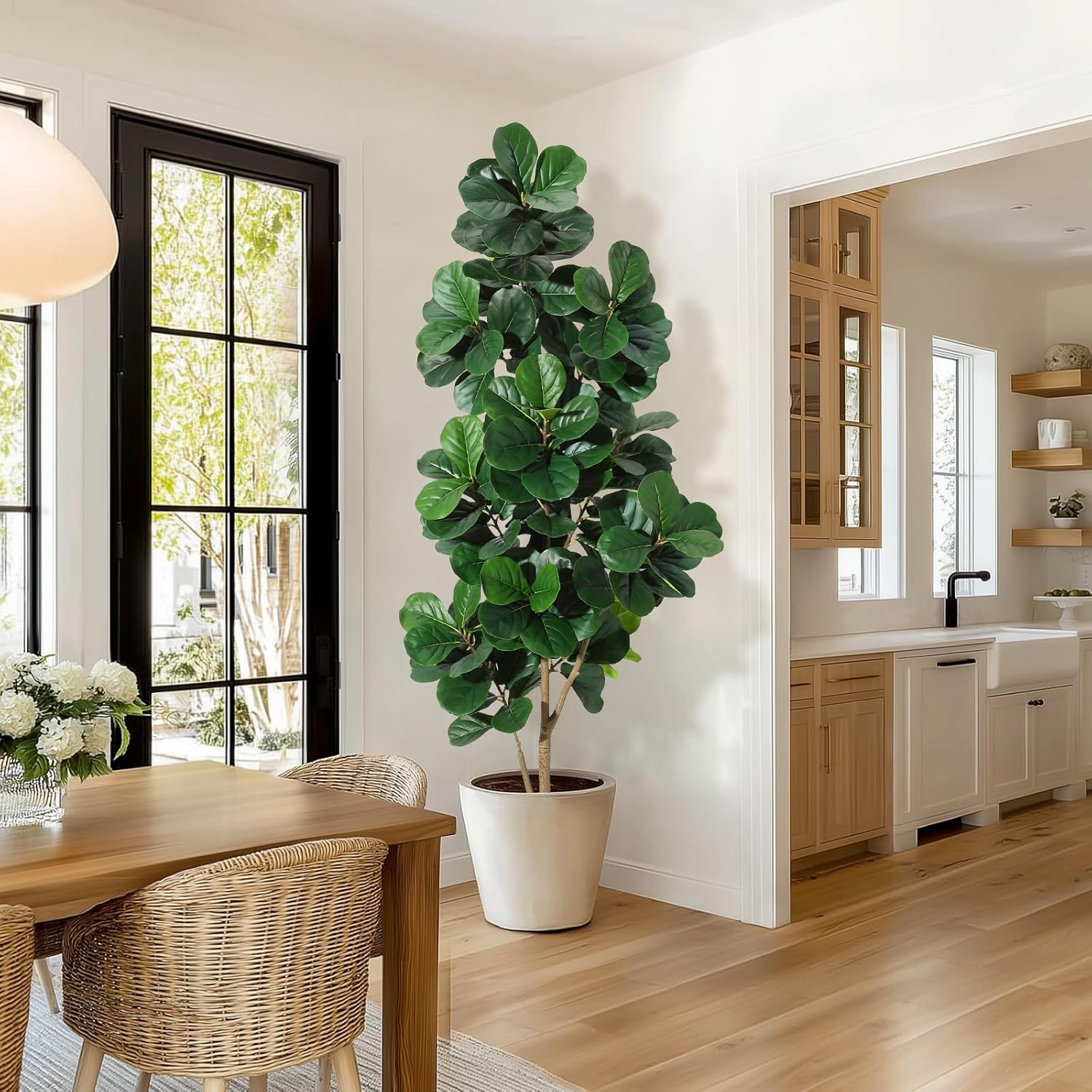 Ficus Lyrata Tree - 4 фута/5 футов/6 футов/7 футов искусственное