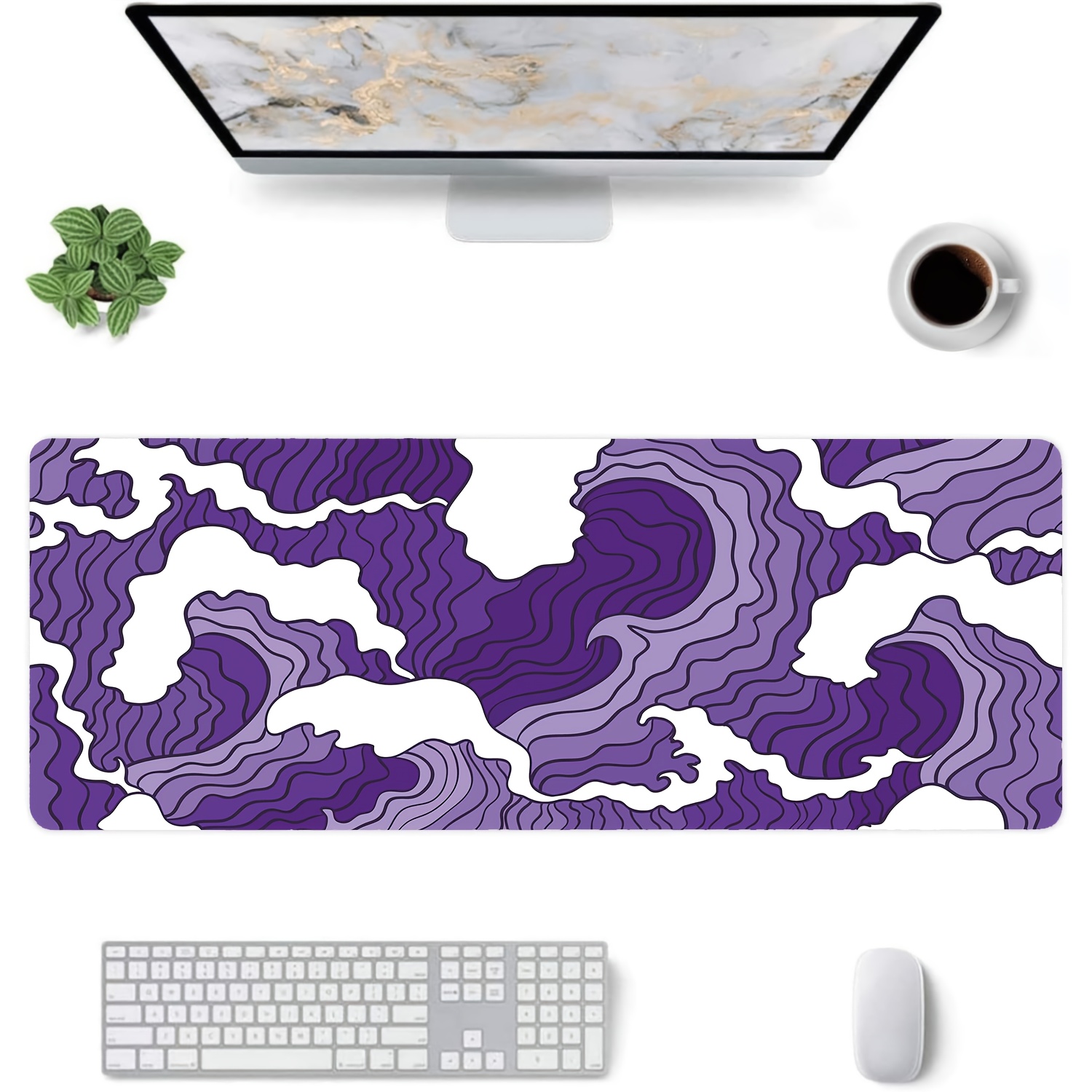 Фиолетово-белый коврик для сто – обзор и цена Tradescantia Purple