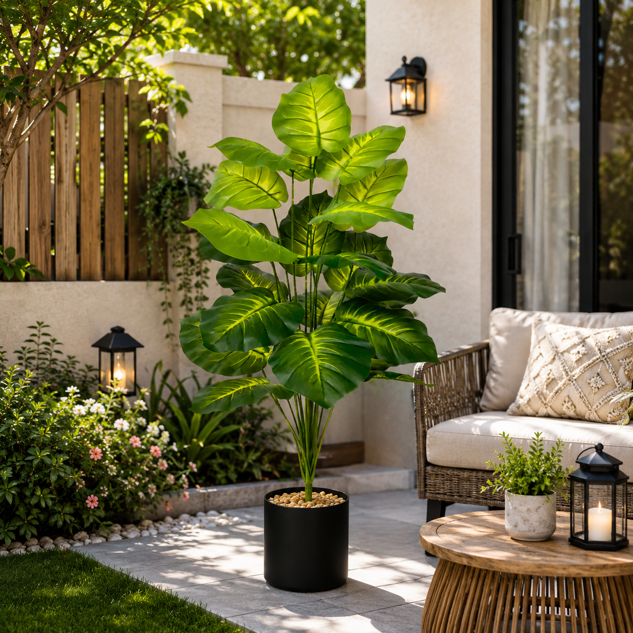 Искусственное растение Потос 8 – обзор и цена Ficus Lyrata Tree