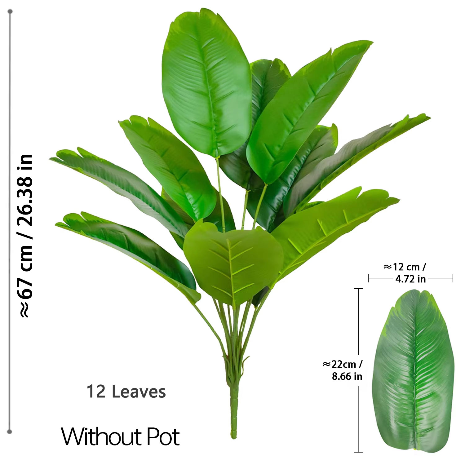 Искусственные растения 67-112  – обзор и цена Ficus Lyrata Tree