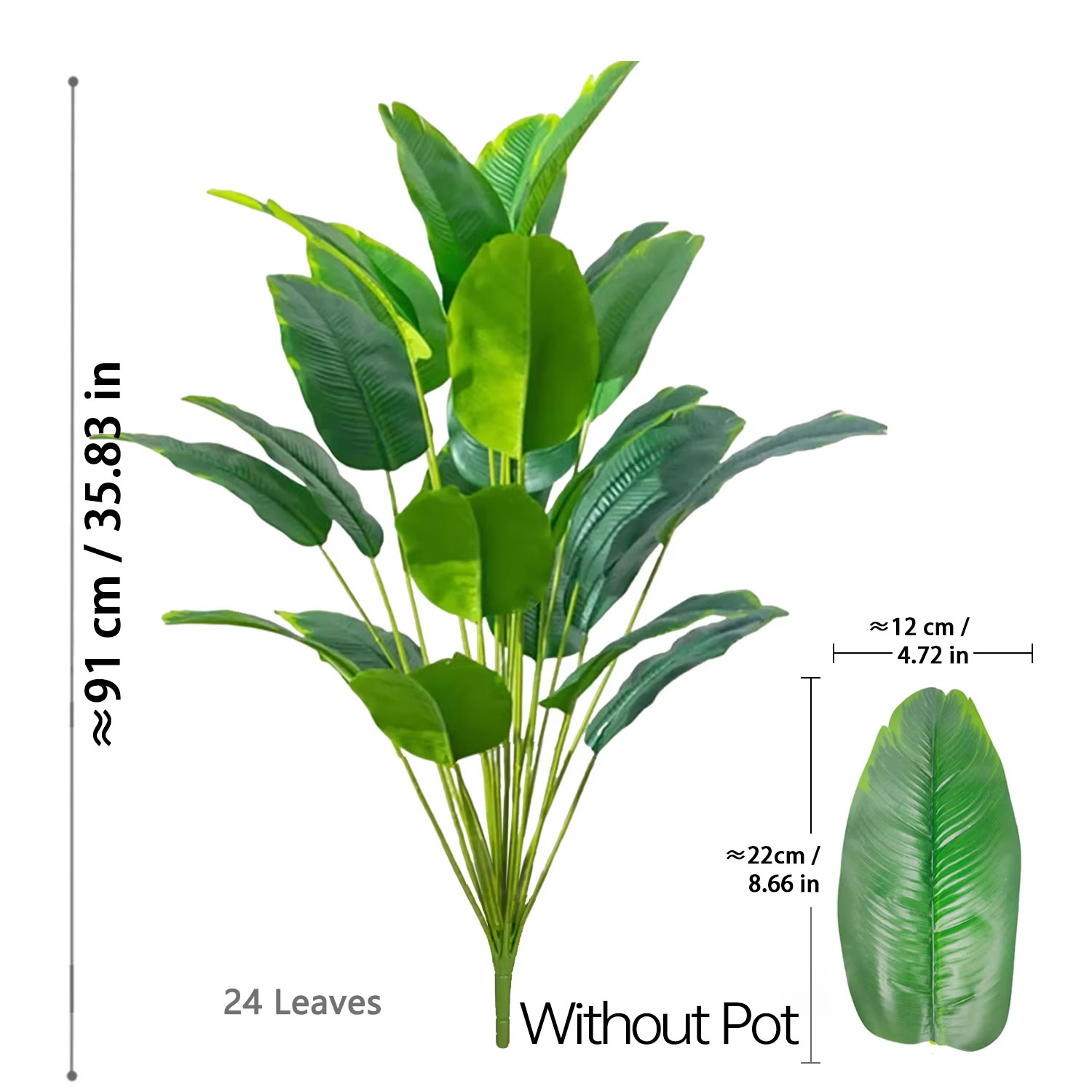 Искусственные растения 67-112  – обзор и цена Ficus Lyrata Tree
