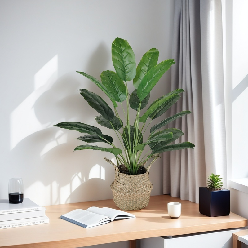 Искусственное банановое дерево – обзор и цена Ficus Lyrata Tree