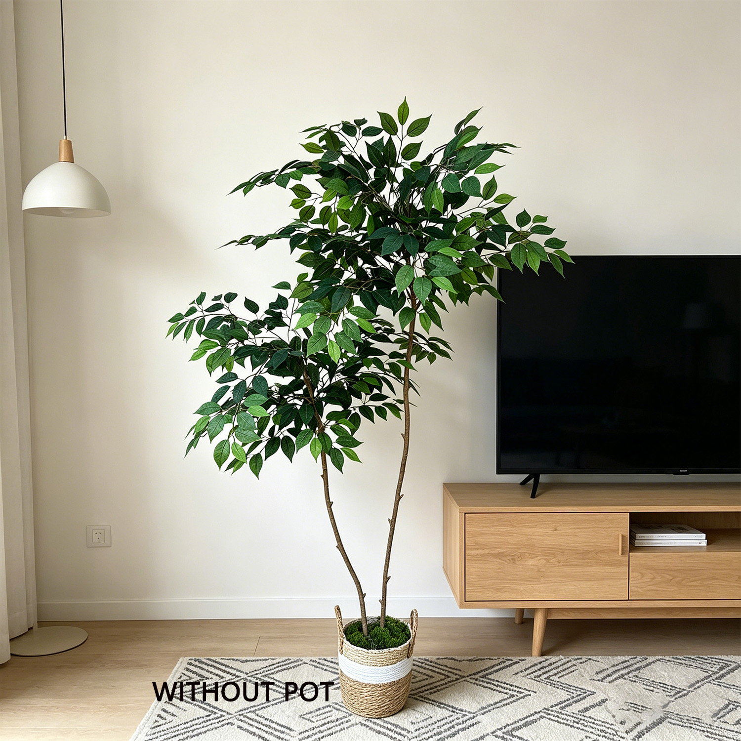 Искусственное дерево фикус бан – обзор и цена Ficus Lyrata Tree