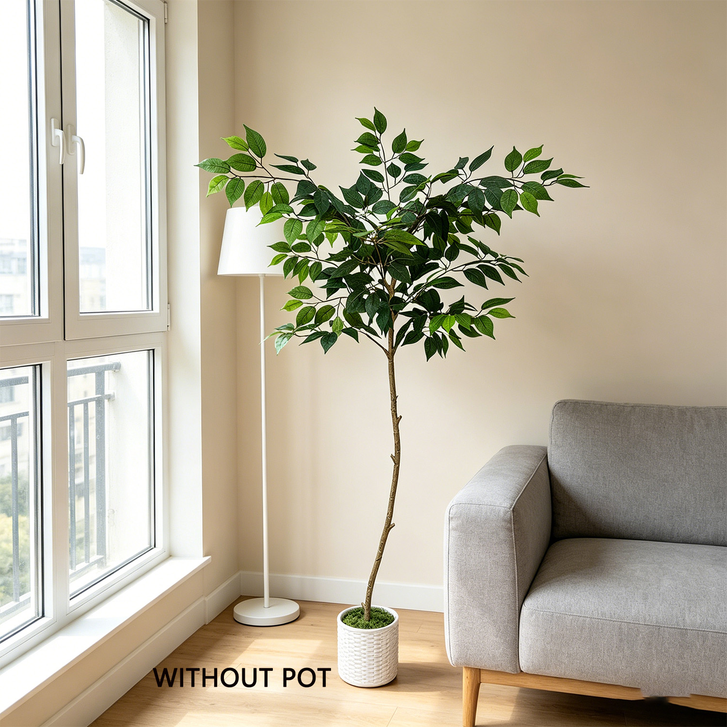 Искусственное дерево фикус бан – обзор и цена Ficus Lyrata Tree